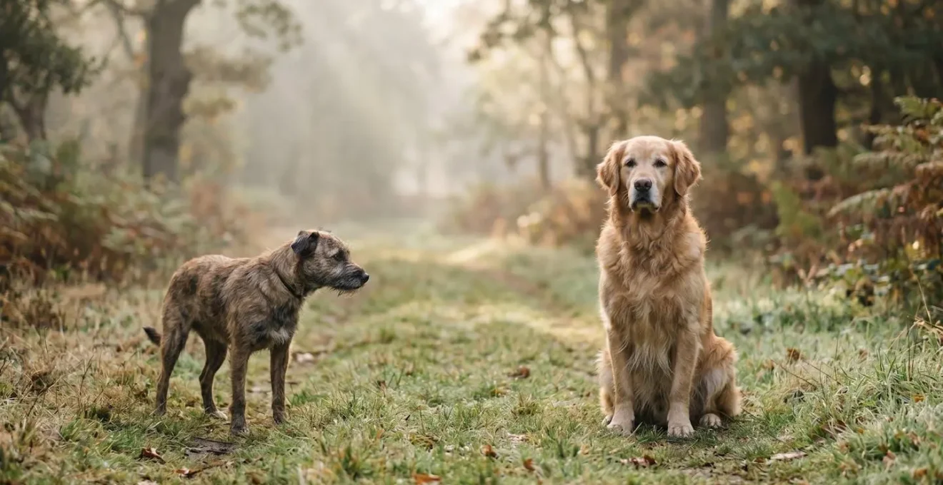 Chien adulte extrêmement calme servant de chien réhabilitateur lors d'une séance de rééducation comportementale