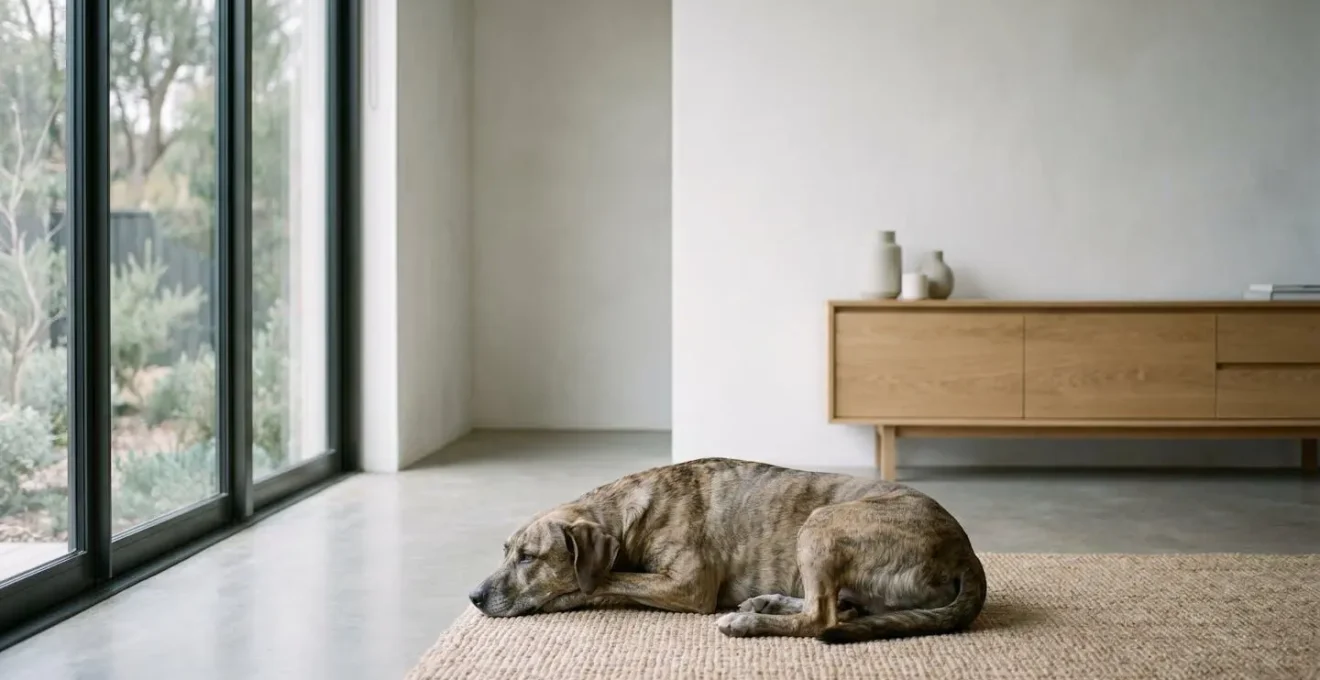 Observation attentive des micro-signaux comportementaux d'un chien au repos
